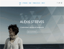 Tablet Screenshot of alexissteeves.com